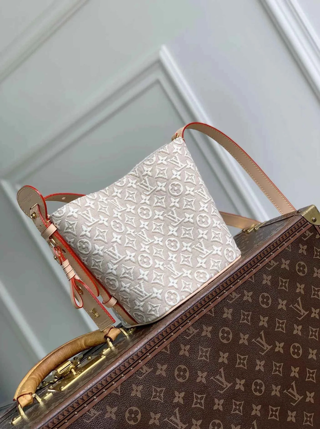 Louis Vuitton All In BB Bag, M2A377 Monogram Emblème Peuplier