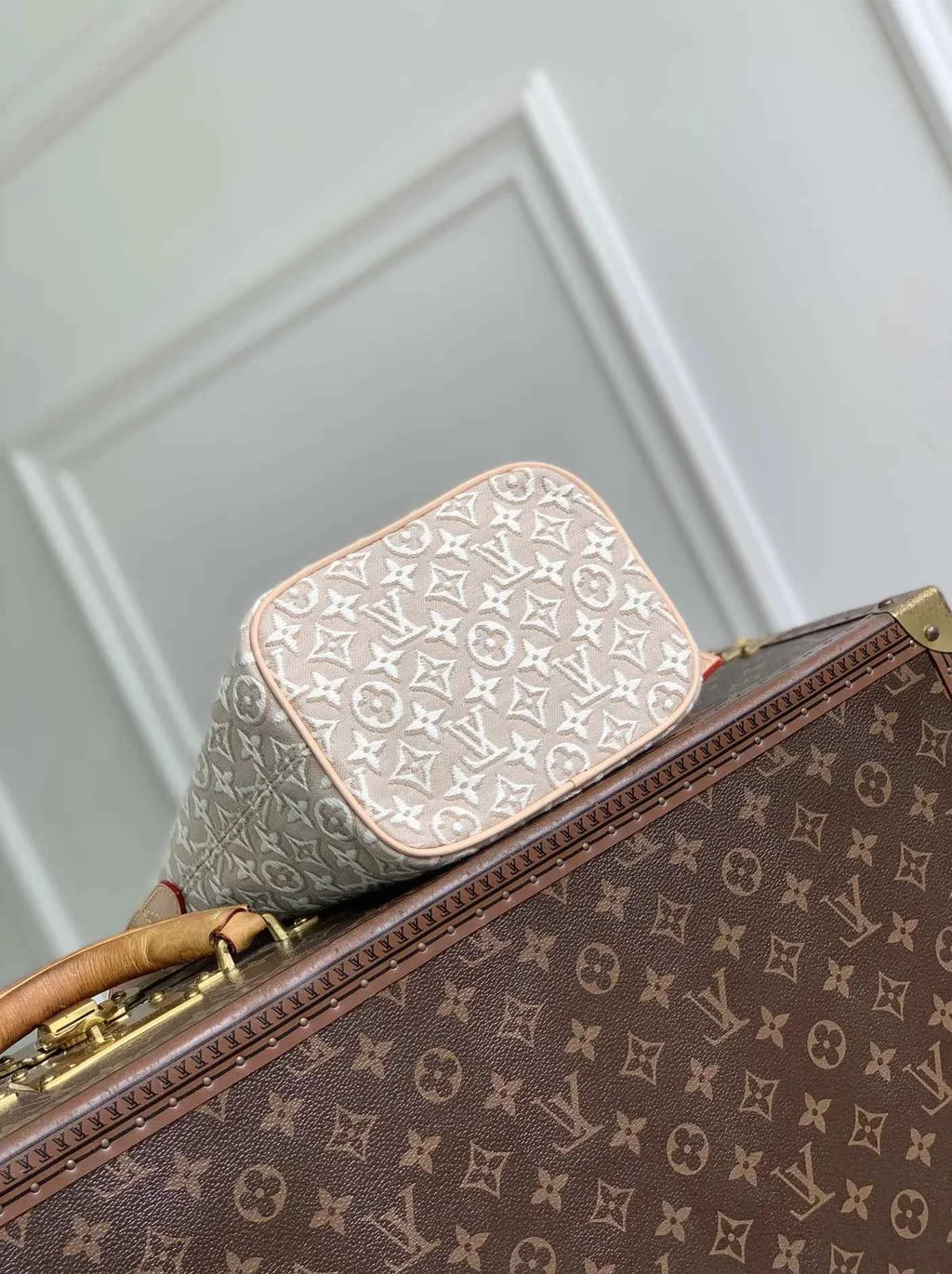 Louis Vuitton All In BB Bag, M2A377 Monogram Emblème Peuplier