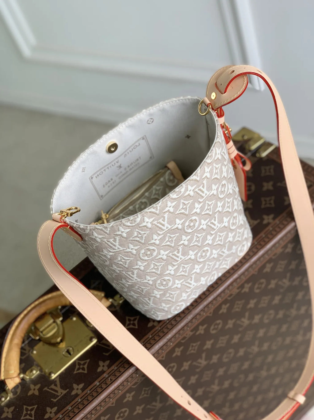 Louis Vuitton All In BB Bag, M2A377 Monogram Emblème Peuplier