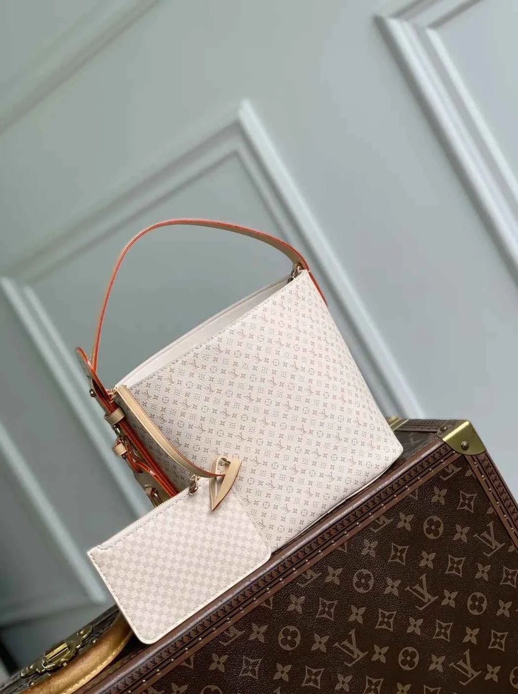 Louis Vuitton All In BB, M15130 Dune Sand Calfskin leather
