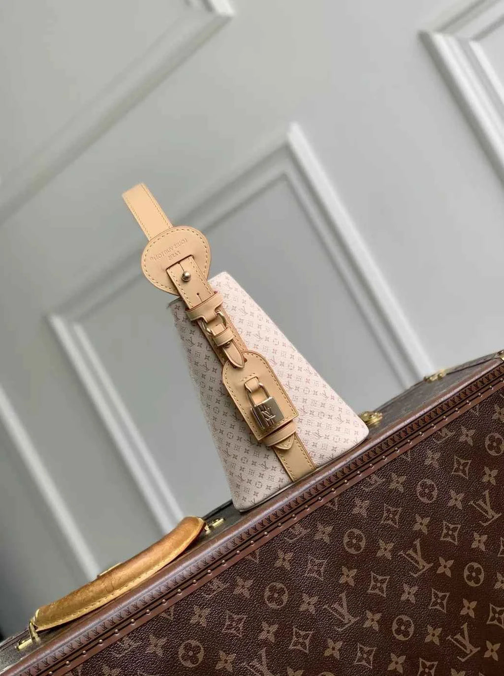 Louis Vuitton All In BB, M15130 Dune Sand Calfskin leather