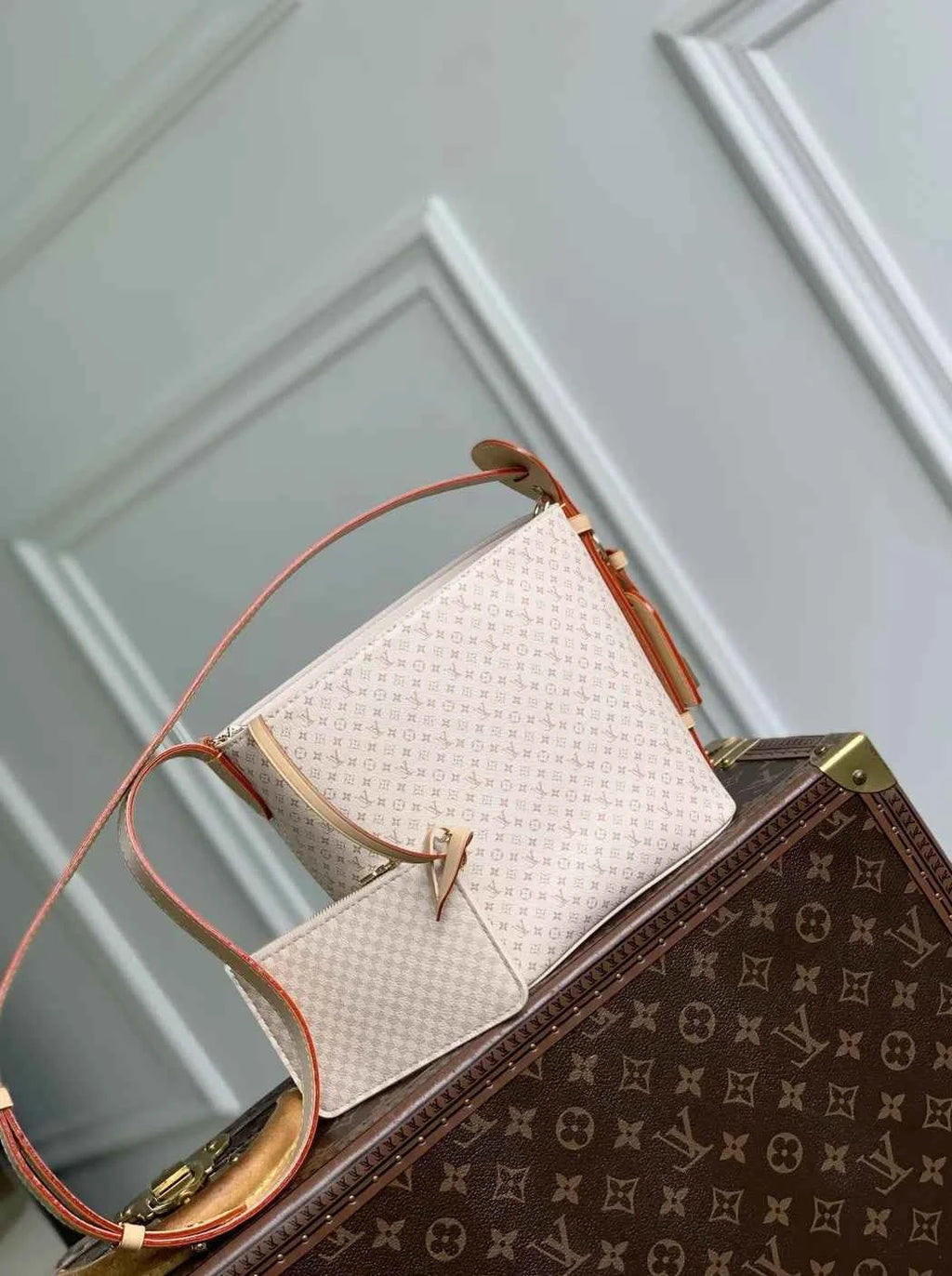 Louis Vuitton All In BB, M15130 Dune Sand Calfskin leather