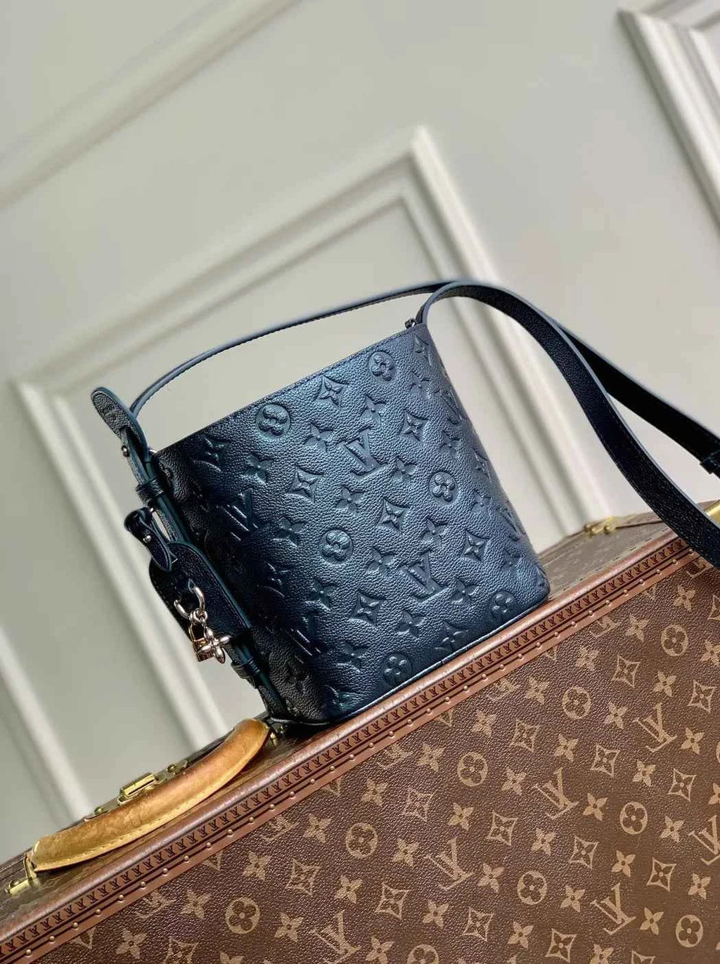 Louis Vuitton All In BB, M26430 Shimmery Ink Cowhide leather