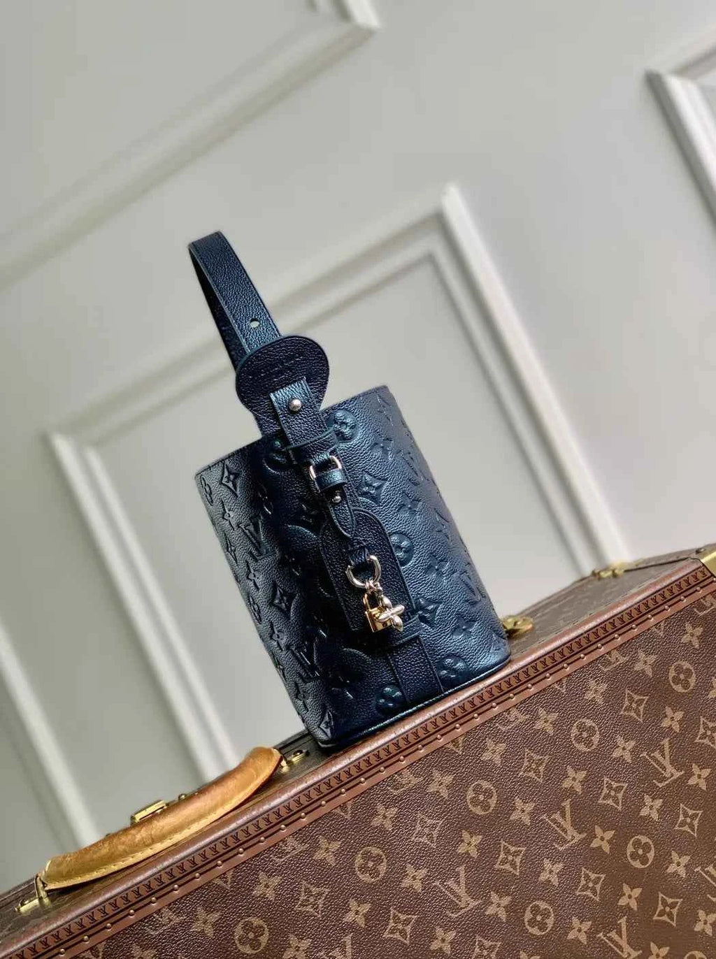 Louis Vuitton All In BB, M26430 Shimmery Ink Cowhide leather