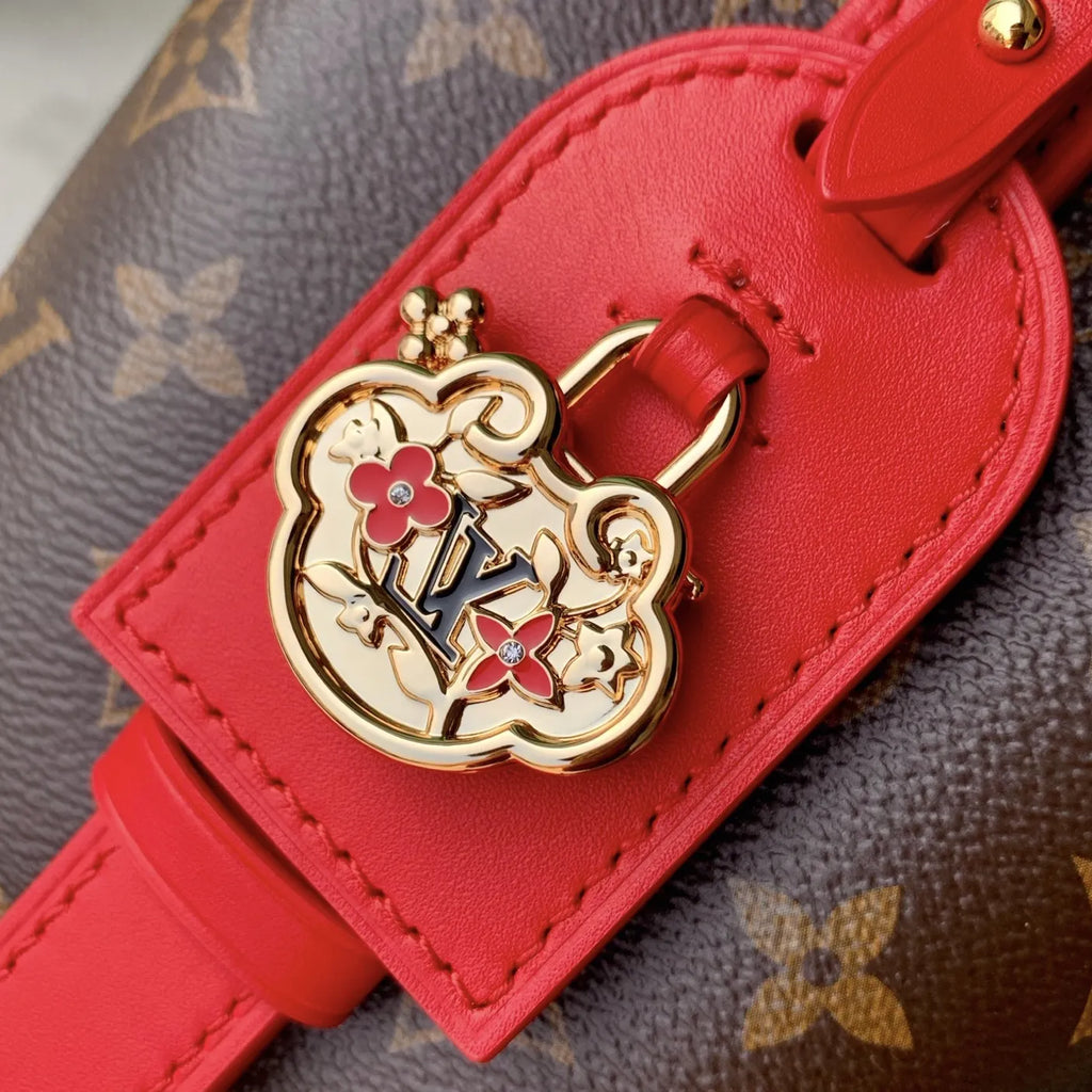 Louis Vuitton All In BB, M28317 Monogram Sari Red