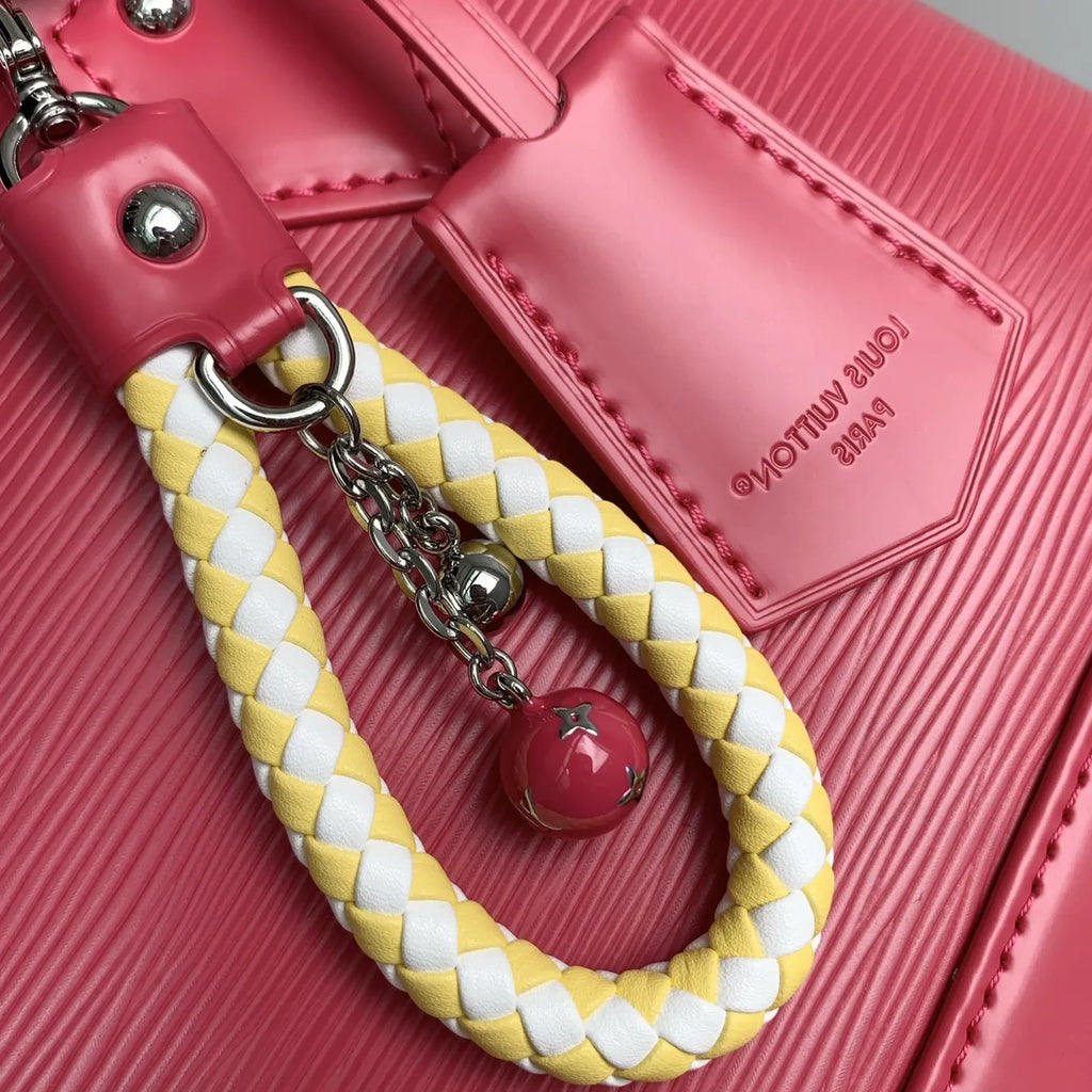 Louis Vuitton Alma BB Bag, M28902 Rose Miami Cowhide leather