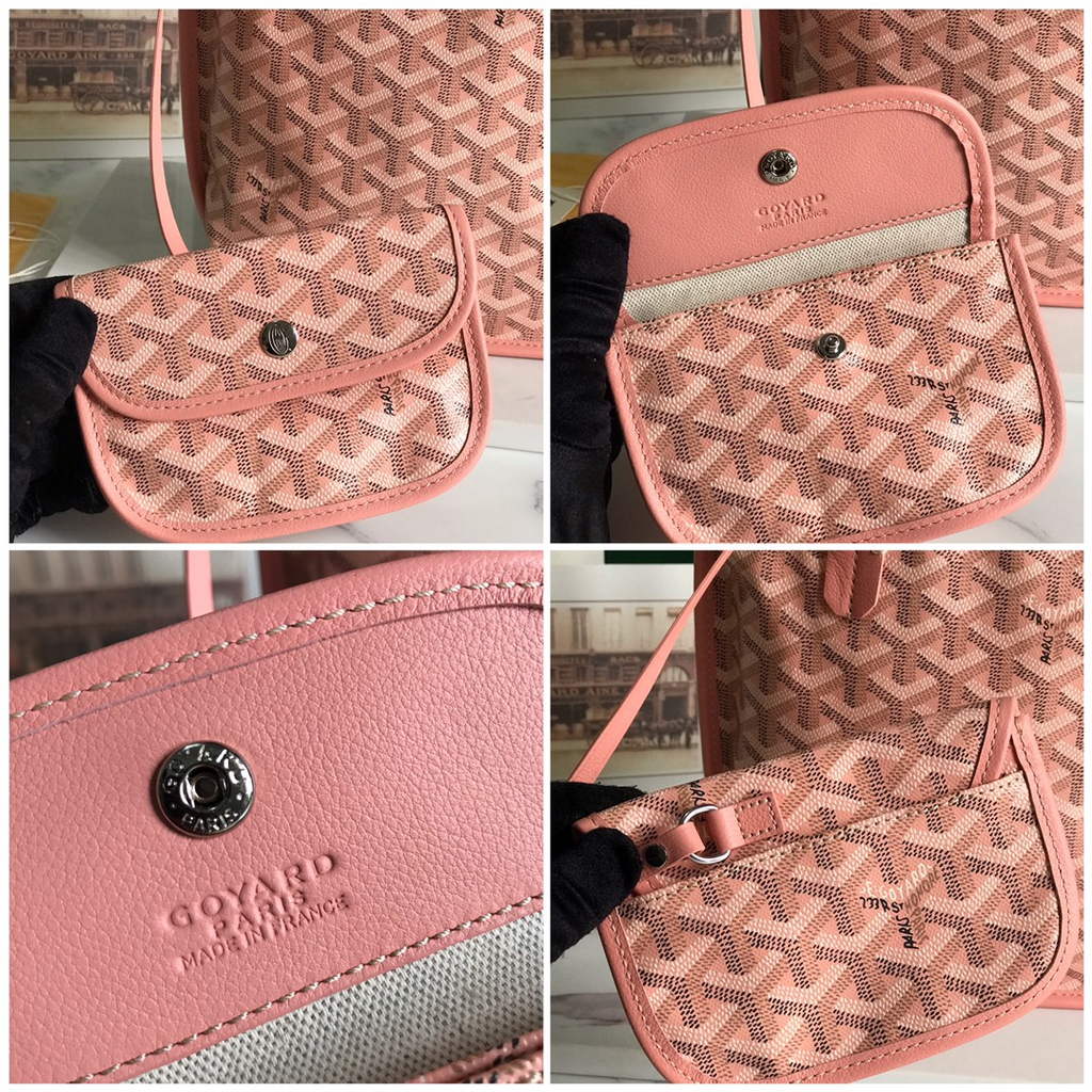 Goyard Anjou Mini Tote Bag, GY020660 Pink