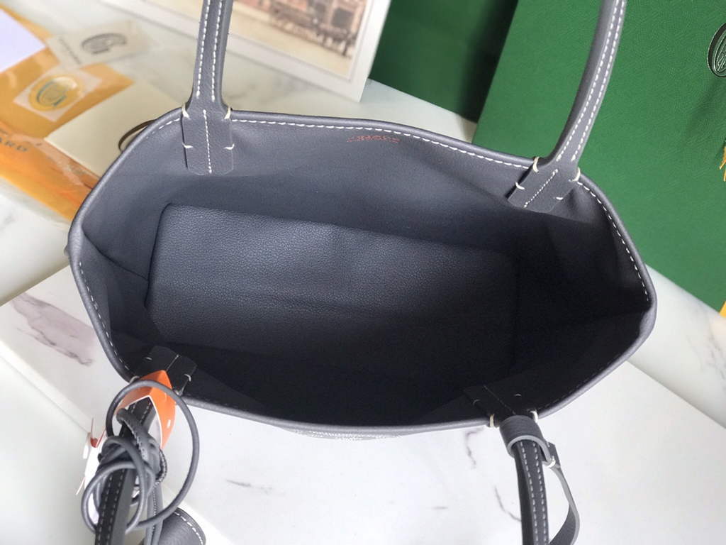 Goyard Anjou Mini Tote Bag, GY020660 Gray