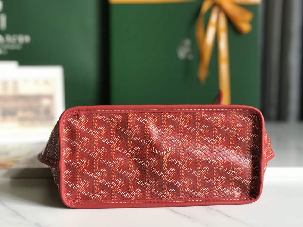 Goyard Anjou Mini Tote Bag, GY020660 Red