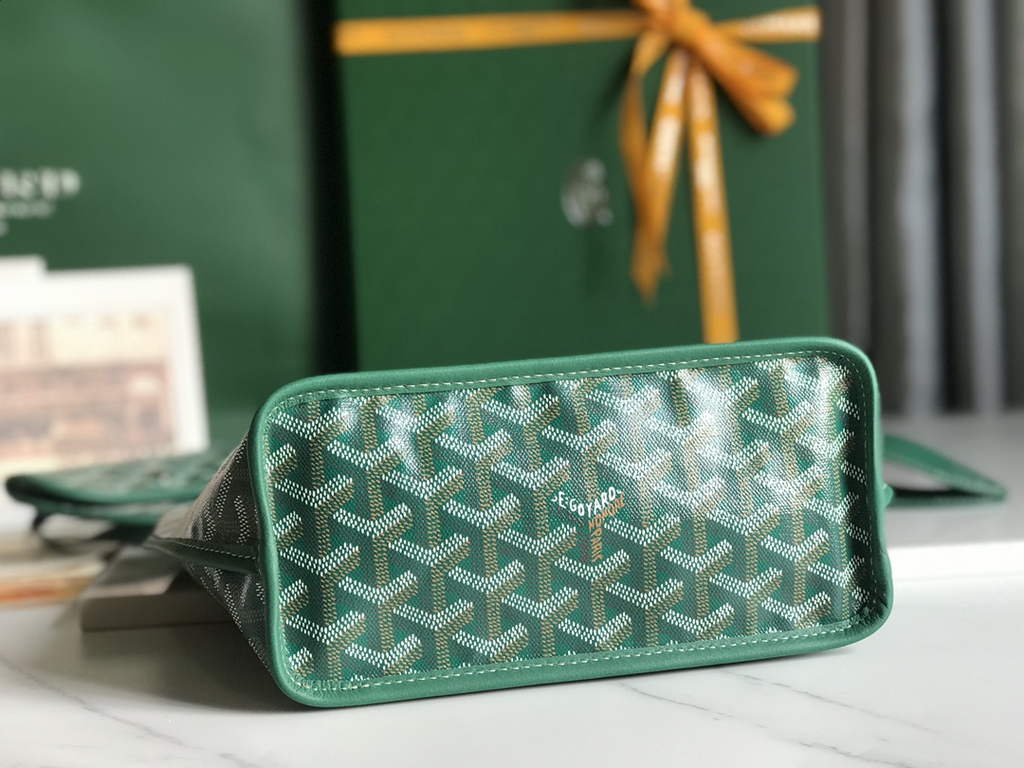 Goyard Anjou Mini Tote Bag, GY020660 Green