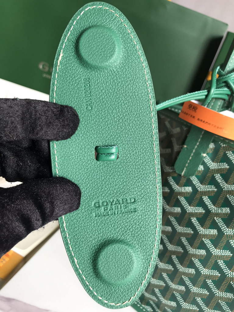 Goyard Anjou Mini Tote Bag, GY020660 Green
