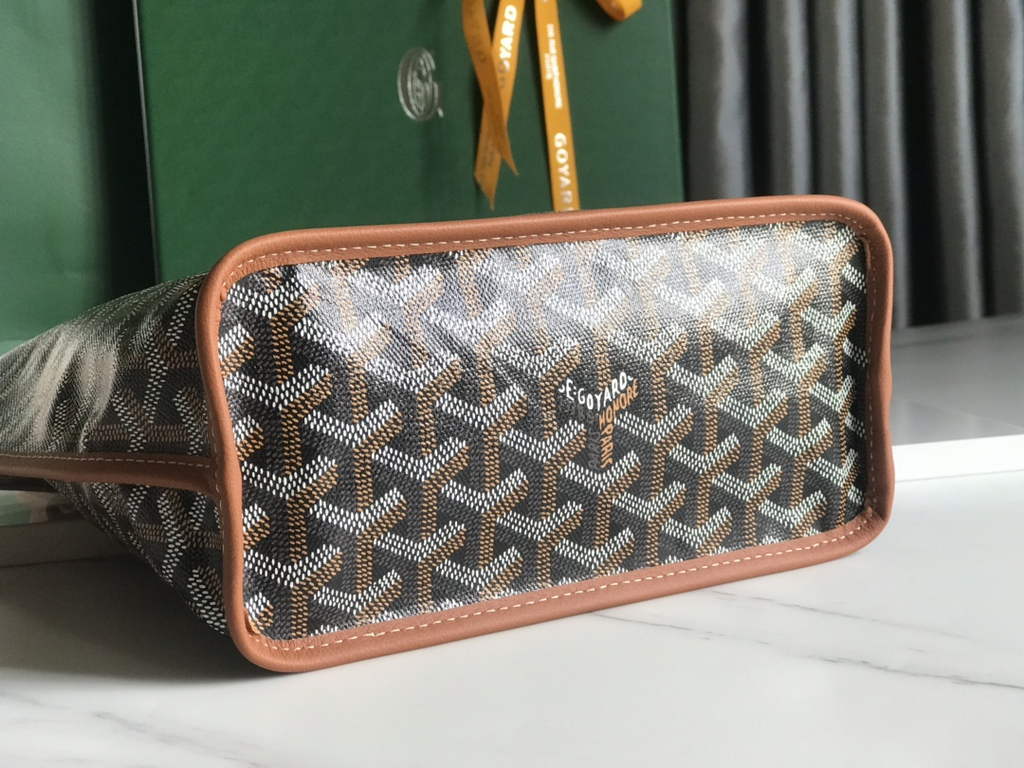 Goyard Anjou Mini Tote Bag, GY020660 Brown