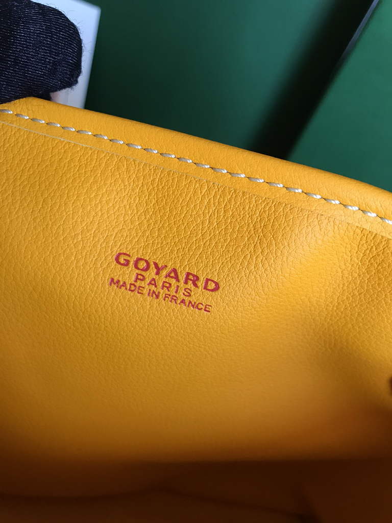 Goyard Anjou Mini Tote Bag, GY020660 Yellow