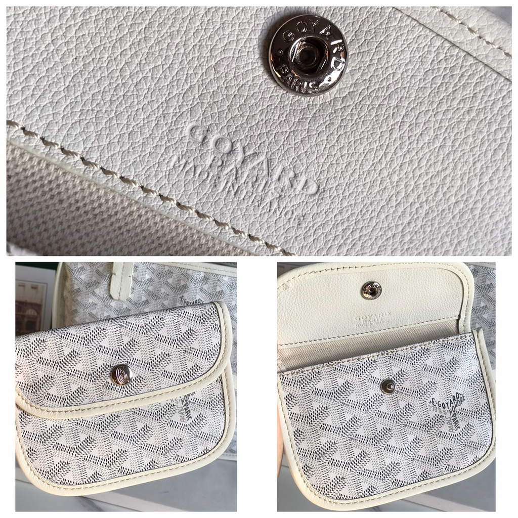 Goyard Anjou Mini Tote Bag, GY020660 White