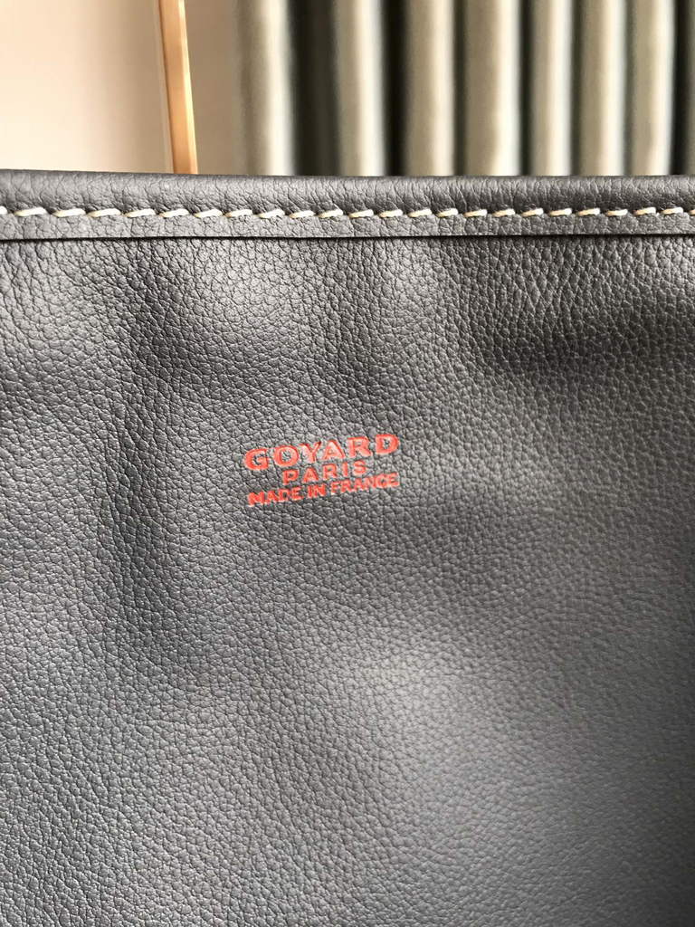 Goyard Anjou GM Tote Bag, GY020661 Leather Gray
