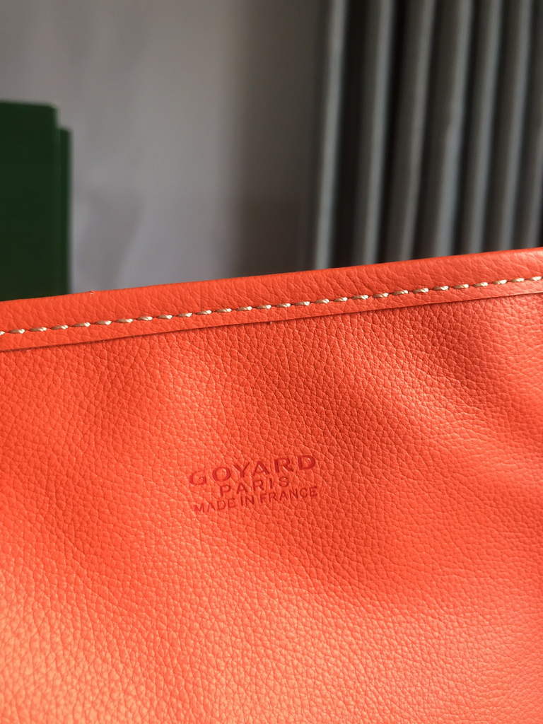 Goyard Anjou PM Tote Bag, GY020662 Leather Orange