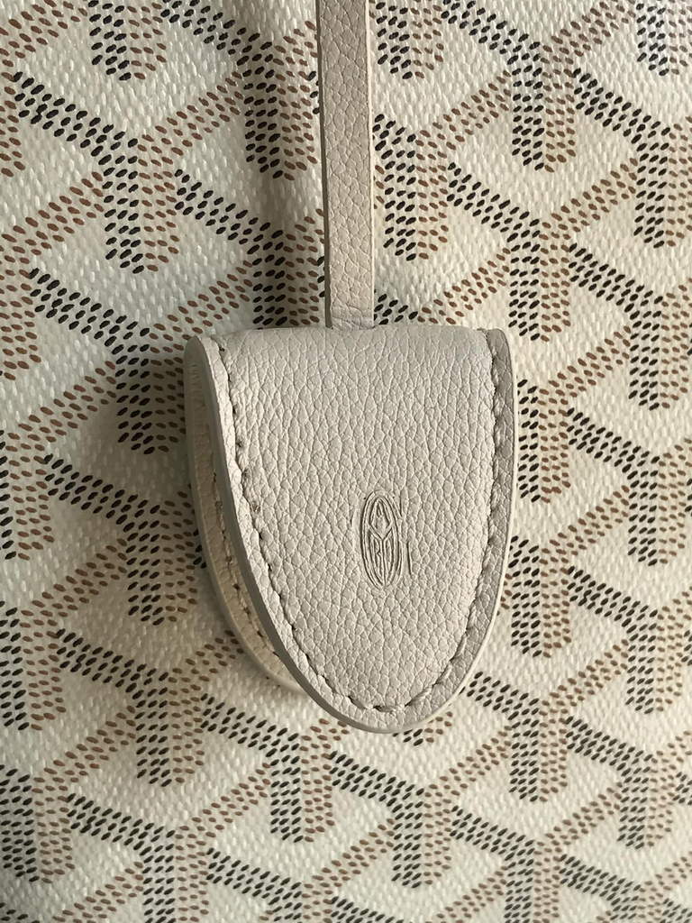 Goyard Bellechasse Biaude PM Tote Bag, GY020161 Beige Canvas