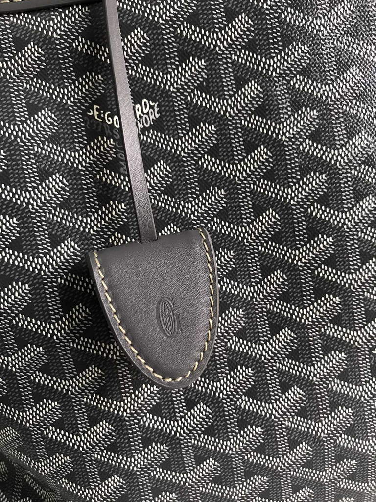 Goyard Bellechasse Biaude PM Tote Bag, GY020161 Gray Canvas