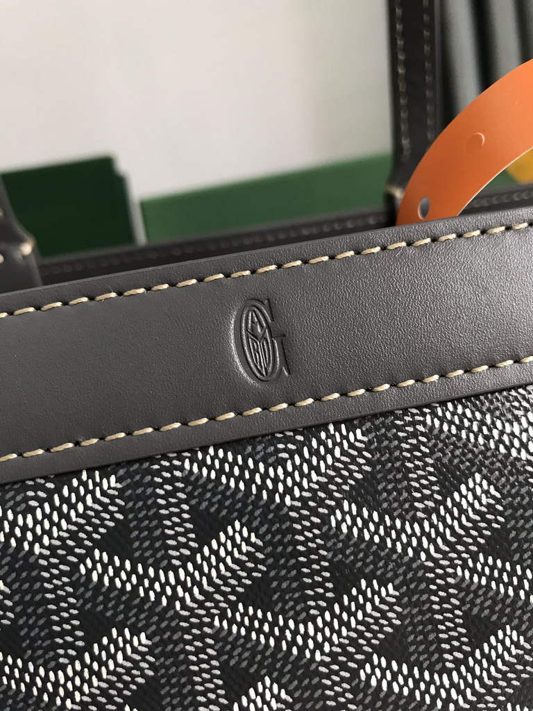 Goyard Bellechasse Biaude PM Tote Bag, GY020161 Gray Canvas
