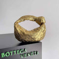 Bottega Veneta 651876 Mini Jodie top handle bag Lambskin Gold