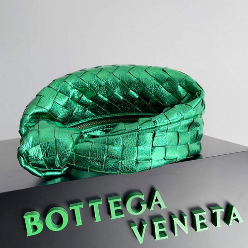 Bottega Veneta 651876 Mini Jodie top handle bag Lambskin Green