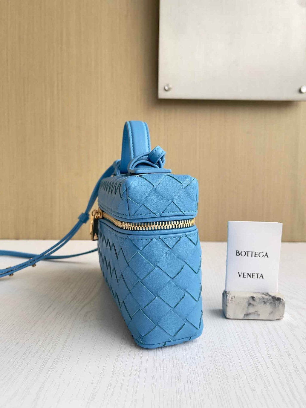 Bottega Veneta Bang Bang Vanity Case 789109 Blue
