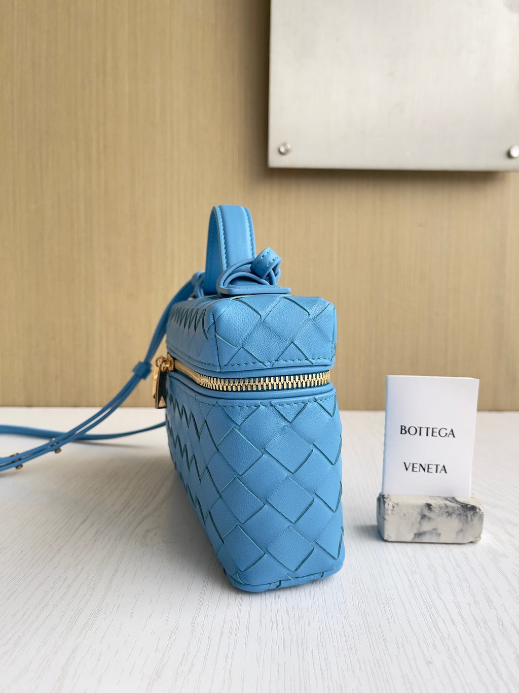 Bottega Veneta Bang Bang Vanity Case 789109 Blue