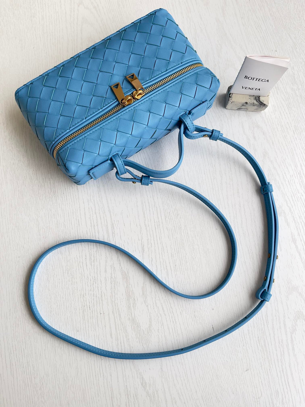 Bottega Veneta Bang Bang Vanity Case 789109 Blue