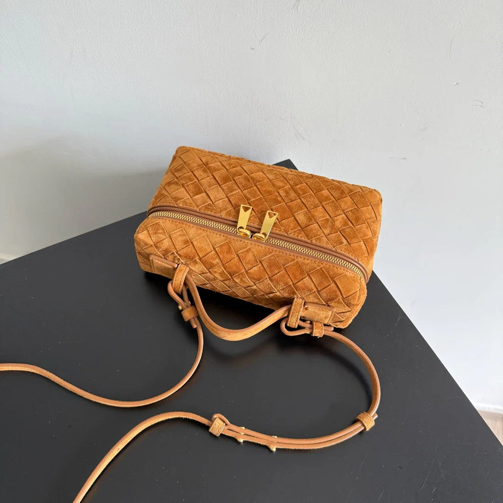 Bottega Veneta Bang Bang Vanity Case 789109 Suede brown