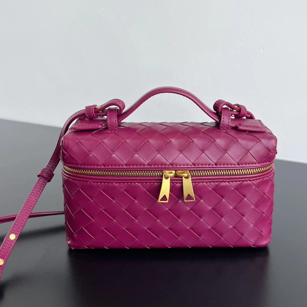 Bottega Veneta Bang Bang Vanity Case 789109 Calfskin purple