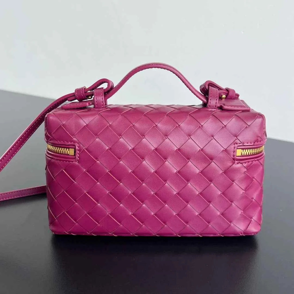 Bottega Veneta Bang Bang Vanity Case 789109 Calfskin purple