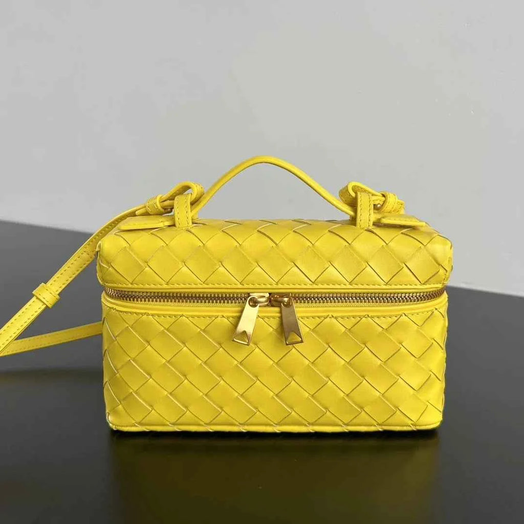 Bottega Veneta Bang Bang Vanity Case 789109 Calfskin yellow
