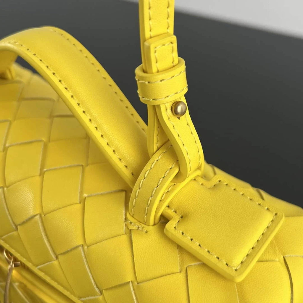 Bottega Veneta Bang Bang Vanity Case 789109 Calfskin yellow