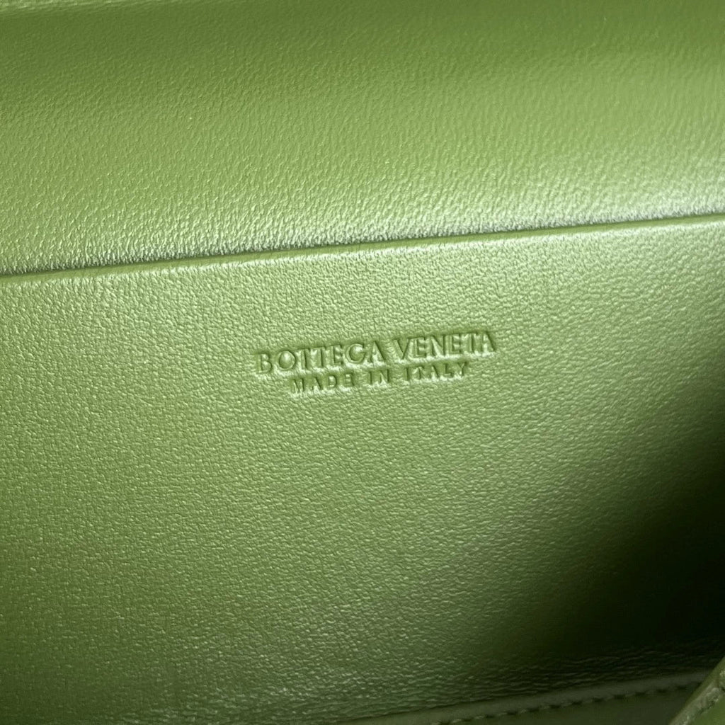 Bottega Veneta Bang Bang Vanity Case 789109 Calfskin green