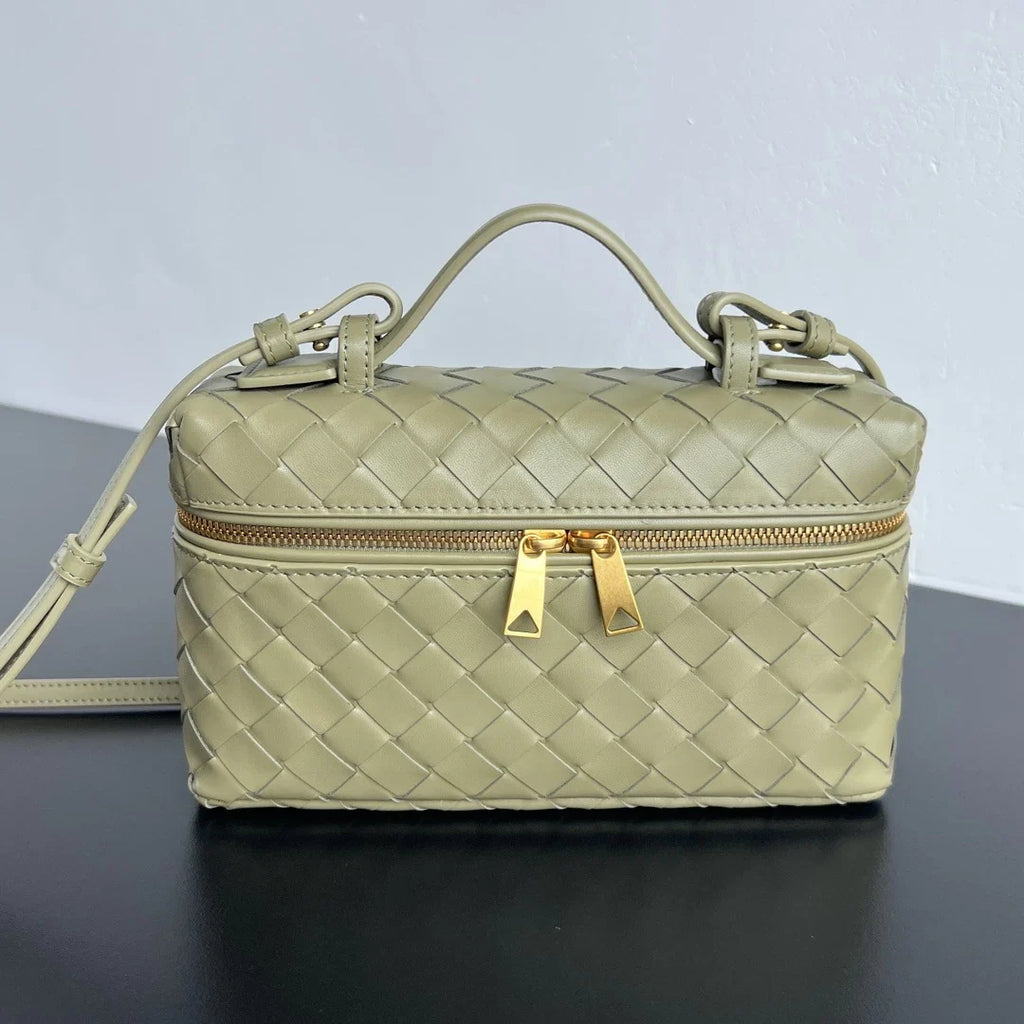 Bottega Veneta Bang Bang Vanity Case 789109 Calfskin light green