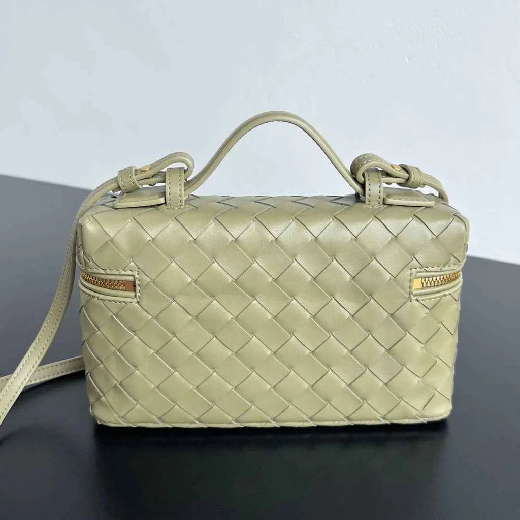 Bottega Veneta Bang Bang Vanity Case 789109 Calfskin light green