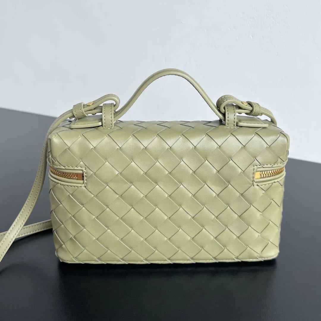 Bottega Veneta Bang Bang Vanity Case 789109 Calfskin light green