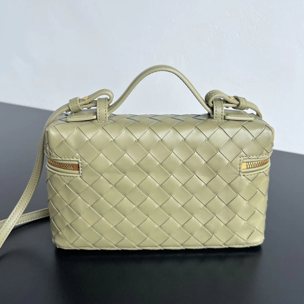 Bottega Veneta Bang Bang Vanity Case 789109 Calfskin light green