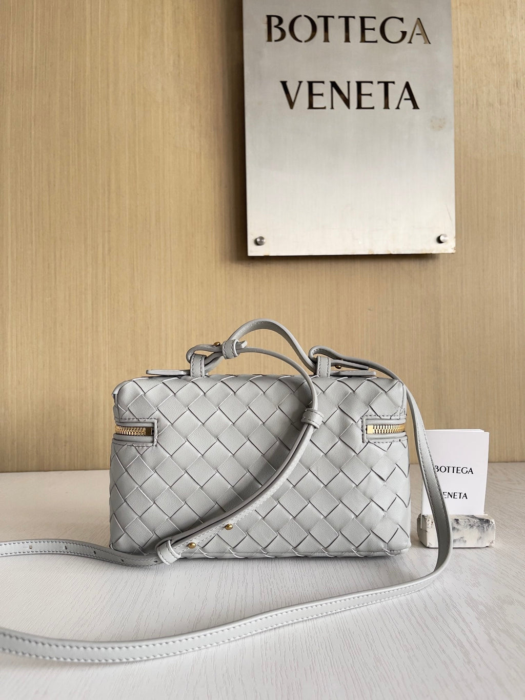 Bottega Veneta Bang Bang Vanity Case 789109 Gray