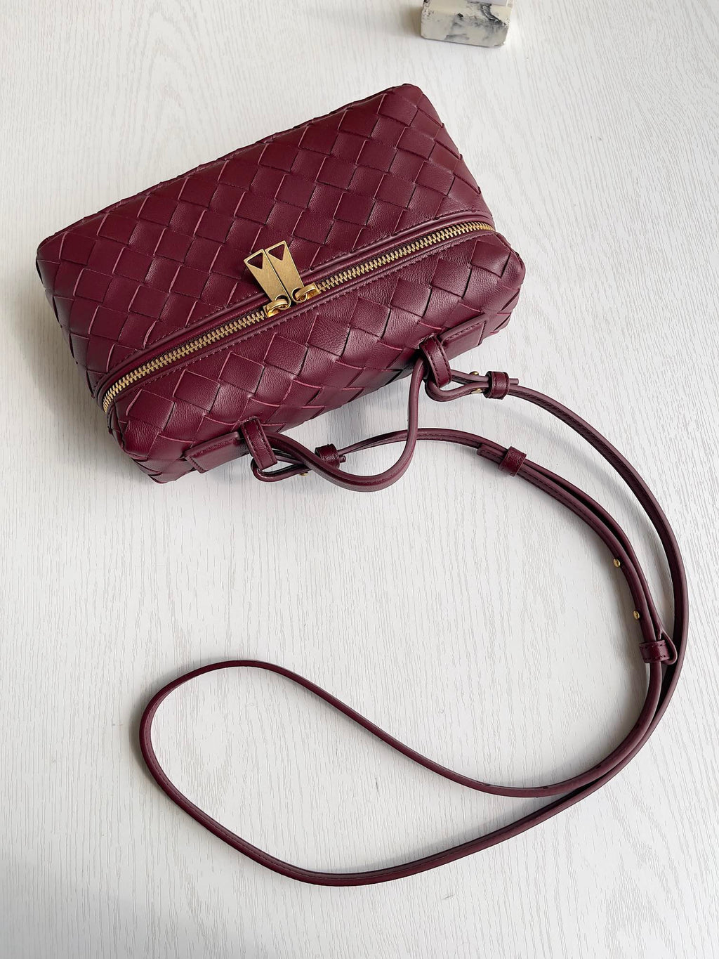 Bottega Veneta Bang Bang Vanity Case 789109 Cherry
