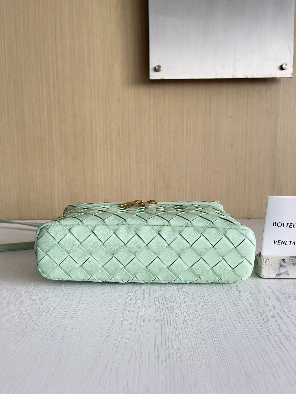 Bottega Veneta Bang Bang Vanity Case 789109 Light Green