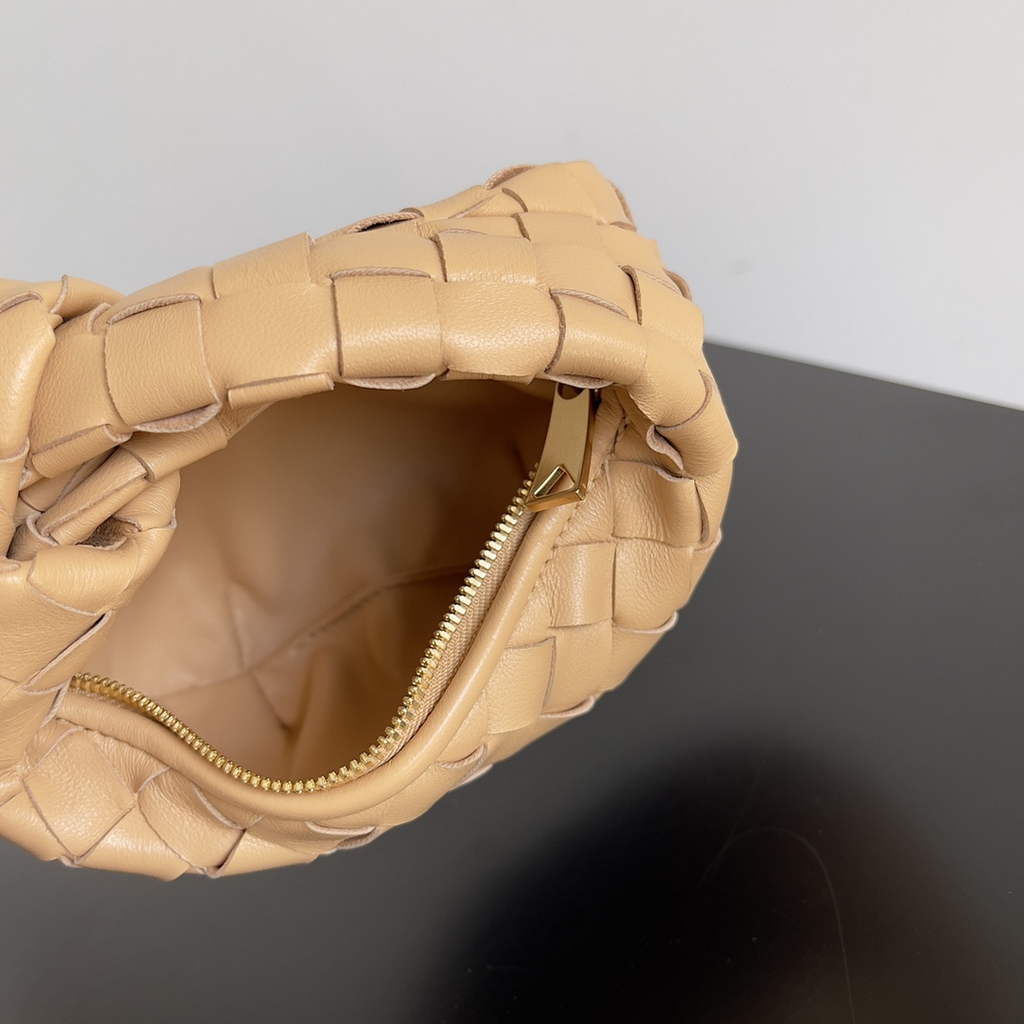 Bottega Veneta Candy Jodie bag 730828 Calfskin Apricot