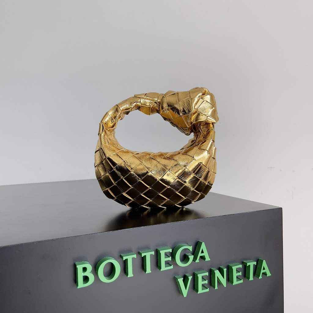 Bottega Veneta Candy Jodie bag 730828 Calfskin Gold