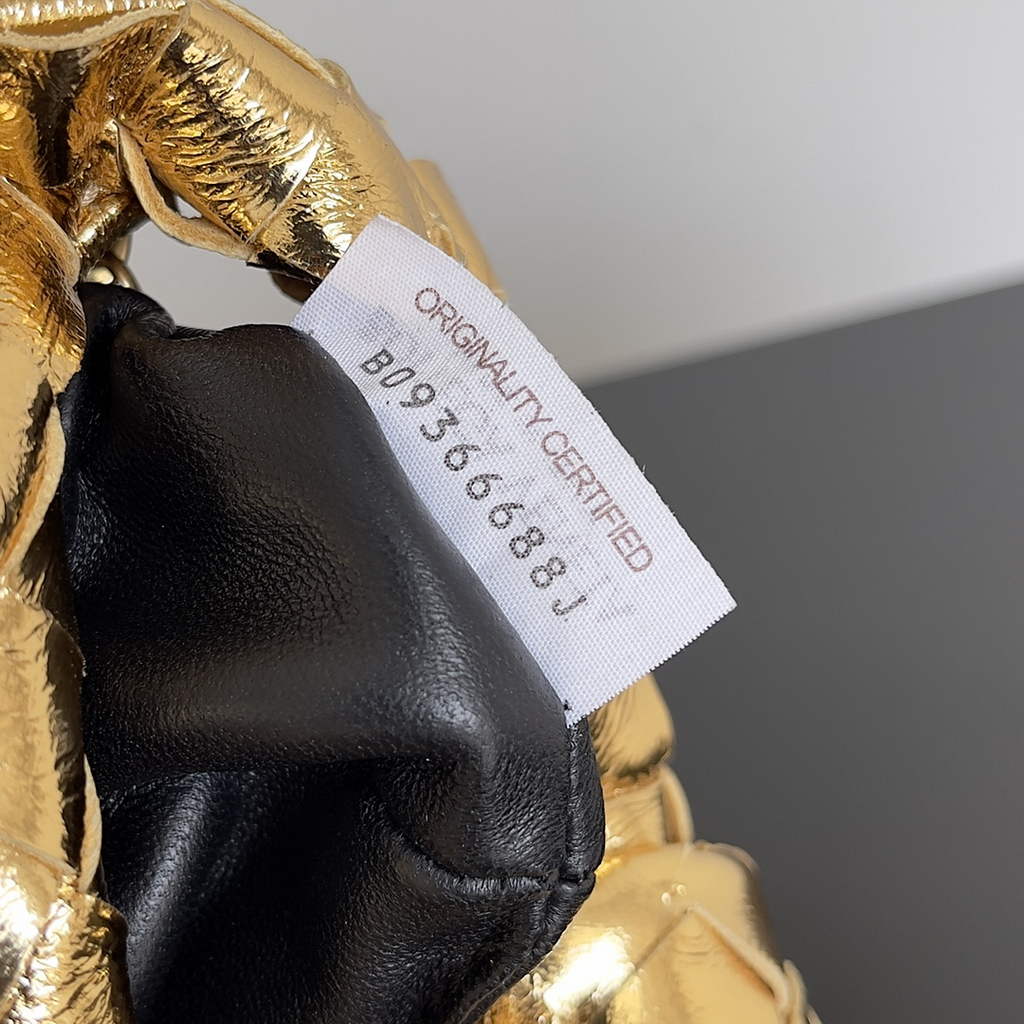 Bottega Veneta Candy Jodie bag 730828 Calfskin Gold
