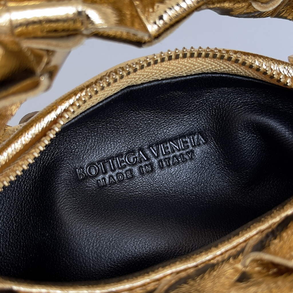 Bottega Veneta Candy Jodie bag 730828 Calfskin Gold