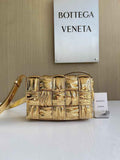 Bottega Veneta Cassette Bag 717089 Calfskin Gold