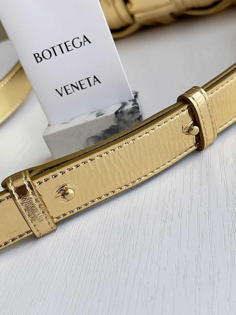 Bottega Veneta Cassette Bag 717089 Calfskin Gold
