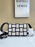 Bottega Veneta Cassette Bag 741451 Cotton Beige Silver