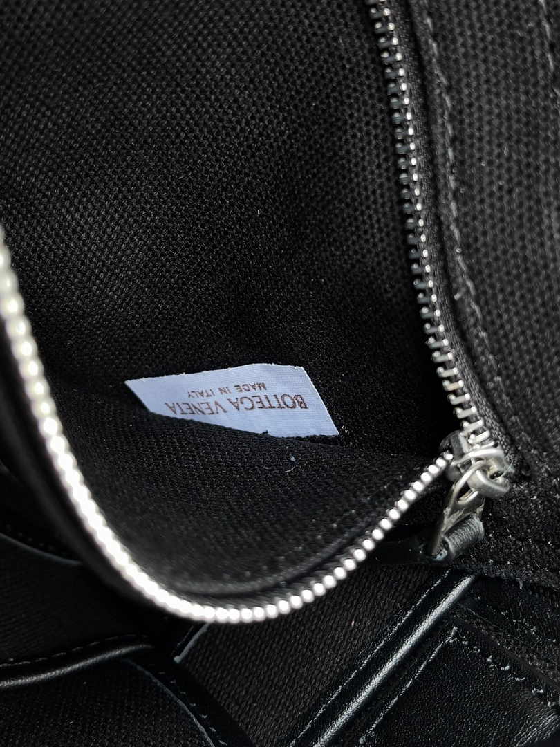 Bottega Veneta Cassette Bag 741451 Cotton Black