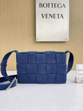 Bottega Veneta Cassette Bag 744020  In Denim In Blue
